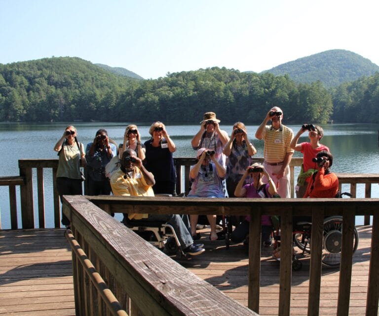 Accessible birding at Shepherd Center in Georgia