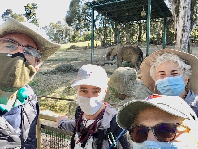 Bird counting at Oakland Zoo