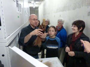 Jack Dumbacher and Birdathon participants at the California Academy of Sciences