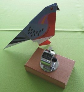 Origami Passenger Pigeon / Photo by Noreen Weeden