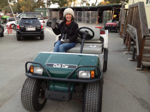 Counting in style at the Olympic Club golf course / Photo by Siobhan Ruck