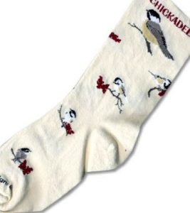 Chickadee socks