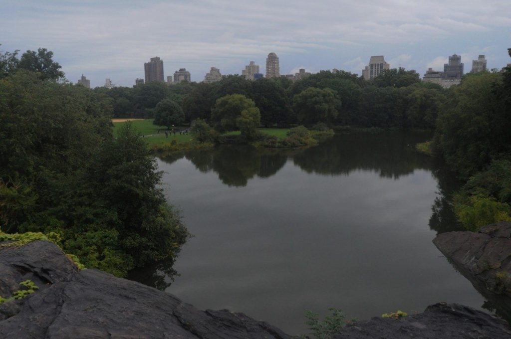 View of Turtle Pond and the Upper East Side from Belvedere Castle / Photo by Alan Hopkins