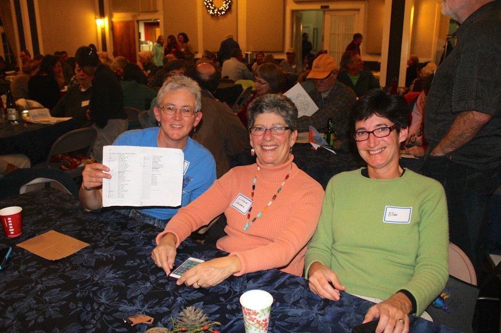 Tallying totals at the 2014 Oakland count dinner / Photo by Ilana DeBare
