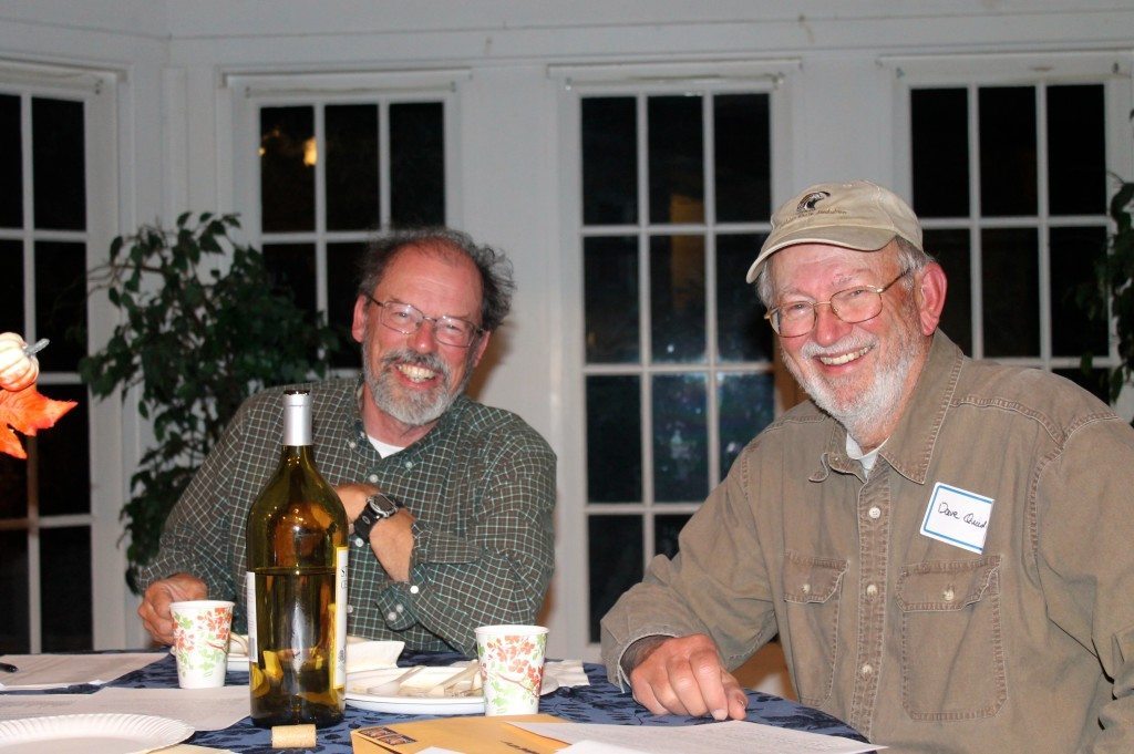 Count organizers Bob Lewis and Dave Quady at the dinner / Photo by Ilana DeBare