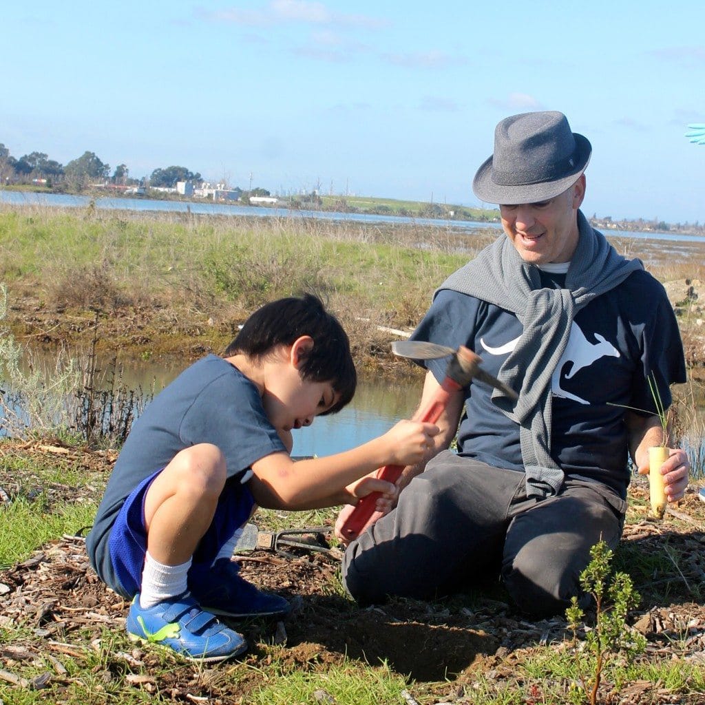 All ages took part in MLK Day of Service / Photo by Ilana DeBare