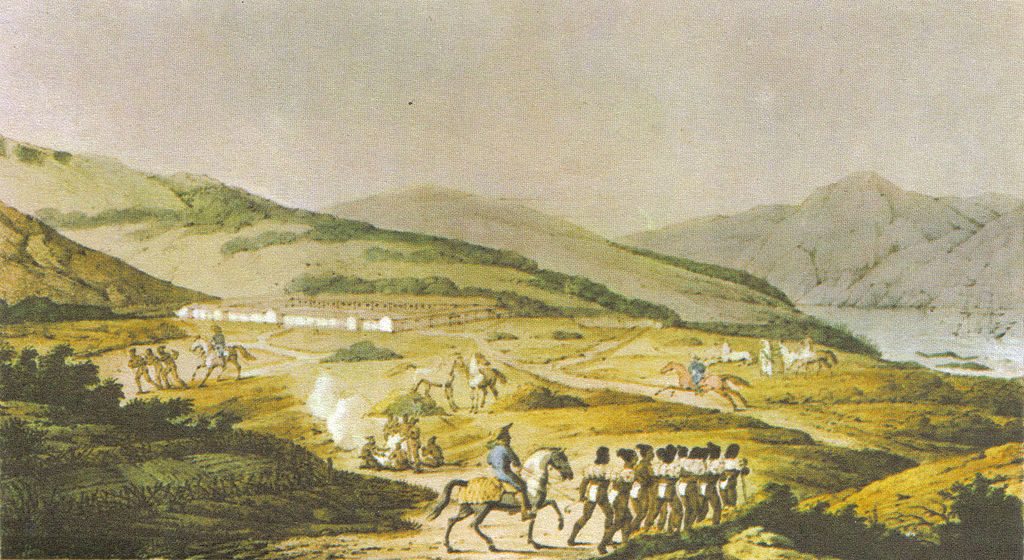 The Presidio in 1817 by Louis Choris