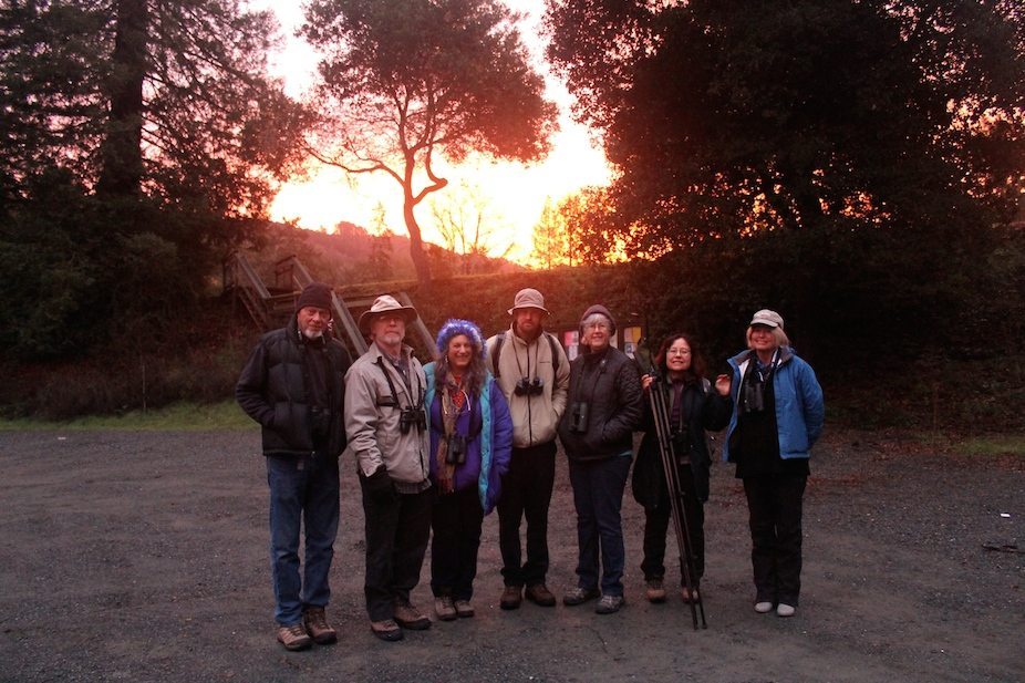 Tilden South team greets the dawn at Lake Anza, by Ilana DeBare